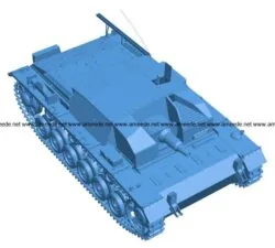 Sturmgeschutz Tank B004103 file stl free download 3D Model for CNC and 3d printer