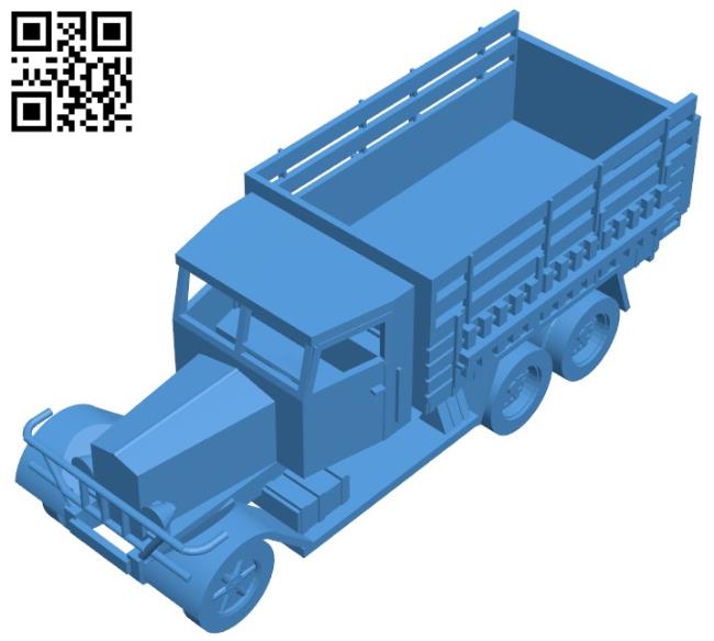 Truck Hs-33 D1 B004410 file stl free download 3D Model for CNC and 3d printer