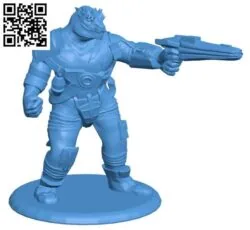 Vesk gunner B004227 file stl free download 3D Model for CNC and 3d printer