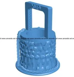 Well pen holder B004091 file stl free download 3D Model for CNC and 3d printer