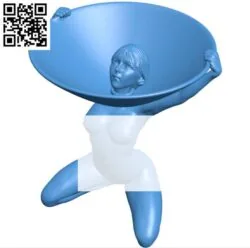 Women B004356 file stl free download 3D Model for CNC and 3d printer