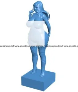 Women plump B004106 file stl free download 3D Model for CNC and 3d printer