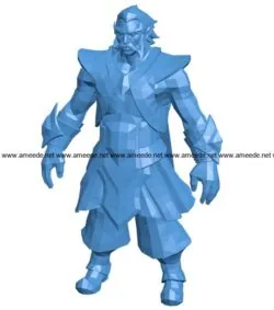 Zeus figure B004045 file stl free download 3D Model for CNC and 3d printer