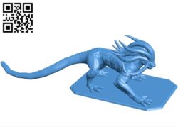 Akata Monster file stl free download 3D Model for CNC and 3d printer