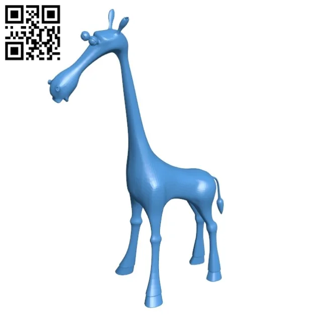 Baby Giraffe B004792 file stl free download 3D Model for CNC and 3d printe