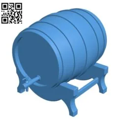 Bar barrel B004613 file stl free download 3D Model for CNC and 3d printer