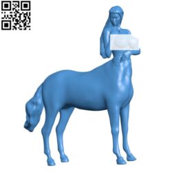 Female Centaur B004723 file stl free download 3D Model for CNC and 3d printer