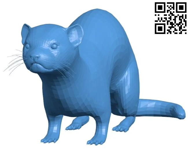 Ferret B004708 file stl free download 3D Model for CNC and 3d printer