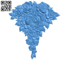 Floral ornament A003347 wood carving file stl for Artcam and Aspire jdpaint free vector art 3d model download for CNC