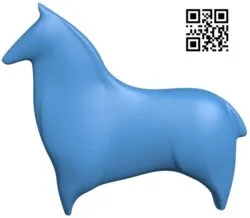 Horse B004766 file stl free download 3D Model for CNC and 3d printer