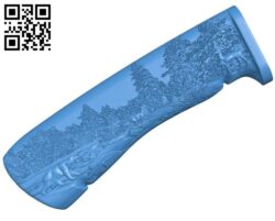 Knife picture A003317 wood carving file stl for Artcam and Aspire jdpaint free vector art 3d model download for CNC