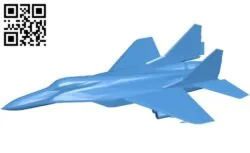 Mig29 aircraft B004747 file stl free download 3D Model for CNC and 3d printer