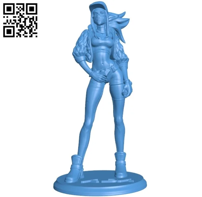 Miss Akali B004578 file stl free download 3D Model for CNC and 3d printer