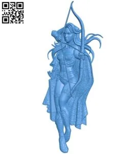 Miss Amazonka’s lukom A003359 wood carving file stl for Artcam and Aspire free art 3d model download for CNC