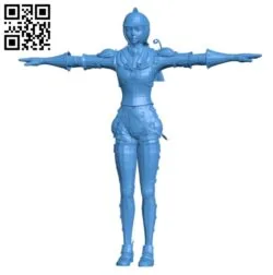 Miss Casca B004821 file stl free download 3D Model for CNC and 3d printer