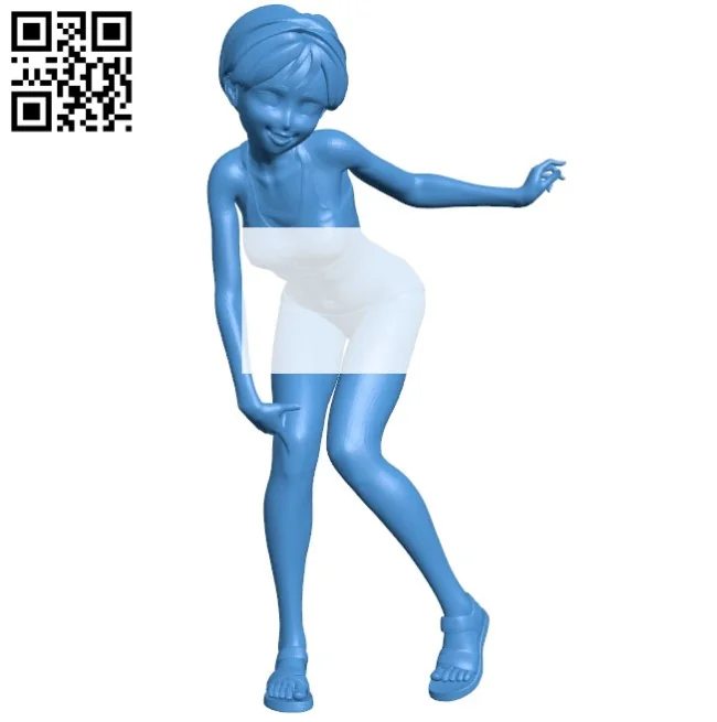 Miss PetiteAnim B004693 file stl free download 3D Model for CNC and 3d printer