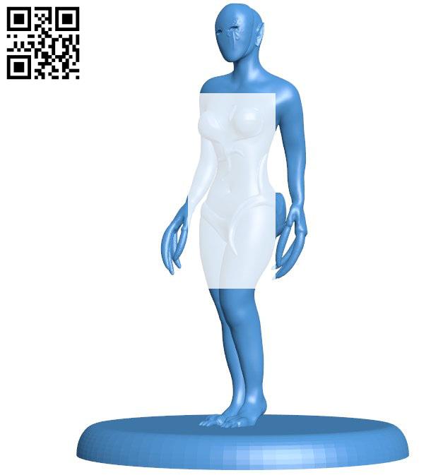 Miss Siren B File Stl Free Download 3d Model For Cnc And 3d Printer Download Stl Files Obj Files