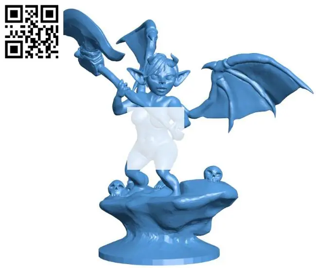 Miss Succublin B004513 file stl free download 3D Model for CNC and 3d printer