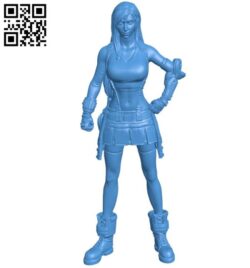 Miss Tifa B004483 file stl free download 3D Model for CNC and 3d printer