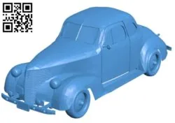 Old chevy car B004664 file stl free download 3D Model for CNC and 3d printer