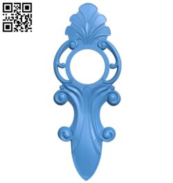 Pattern Dekor Flower A003600 wood carving file stl for Artcam and Aspire free art 3d model download for CNC