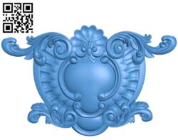 Pattern Dekor flowers center A003438 wood carving file stl for Artcam and Aspire free art 3d model download for CNC