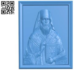 Religious picture A003314 wood carving file stl for Artcam and Aspire jdpaint free vector art 3d model download for CNC