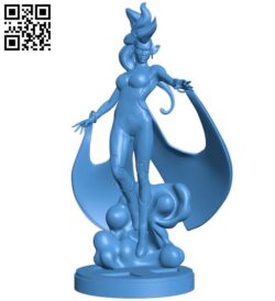 Storm statue B004517 file stl free download 3D Model for CNC and 3d printer