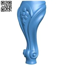 Table legs and chairs A003487 wood carving file stl for Artcam and Aspire free art 3d model download for CNC