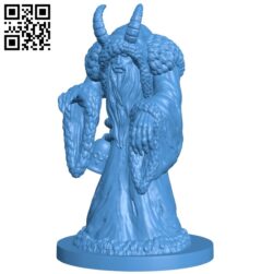 krampus man B004728 file stl free download 3D Model for CNC and 3d printer