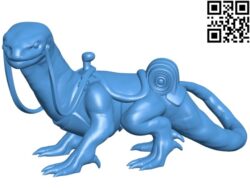 lizard mount B004683 file stl free download 3D Model for CNC and 3d printer