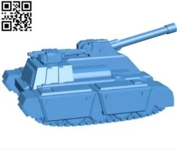 marksman tank  B004720 file stl free download 3D Model for CNC and 3d printer