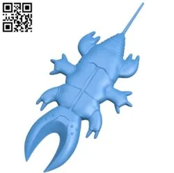 Alien parasite B005147 file stl free download 3D Model for CNC and 3d printer