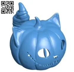 Cheshire Pumpkin B005115 file stl free download 3D Model for CNC and 3d printer