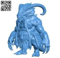 Dragon Ogre B004851 file stl free download 3D Model for CNC and 3d printer