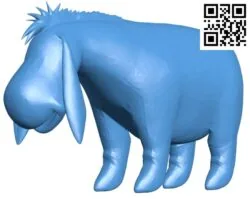 Eeyore B004856 file stl free download 3D Model for CNC and 3d printer