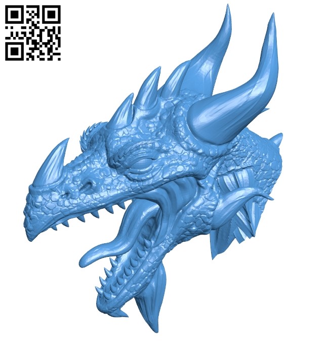 3d dragon head template