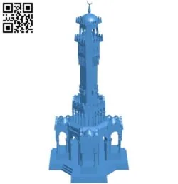 Izmir Clock Tower – House B004973 file stl free download 3D Model for CNC and 3d printer