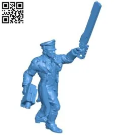 Mr kommissar B004999 file stl free download 3D Model for CNC and 3d printer