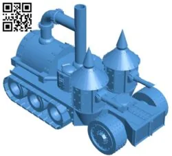 Orc’s halftrack Tank B005118 file stl free download 3D Model for CNC and 3d printer