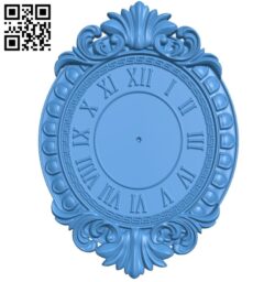 Chasy nastennye clock A004076 download free stl files 3d model for CNC wood carving