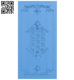 Door pattern design A003921 wood carving file stl free 3d model download for CNC