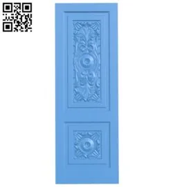 Door pattern design A004024 wood carving file stl free 3d model download for CNC