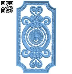 Door pattern design A004186 download free stl files 3d model for CNC wood carving