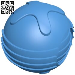 Fallout pulse grenade B005413 file stl free download 3D Model for CNC and 3d printer