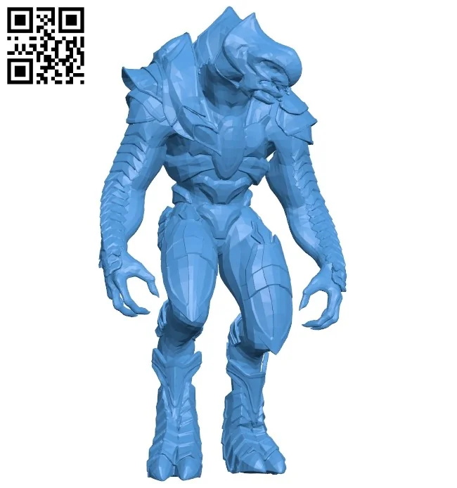 Halo 2 Anniversary Arbiter B005457 file stl free download 3D Model for CNC and 3d printer