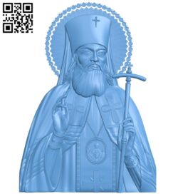 Icon of Saint Luke Simferopol A004178 download free stl files 3d model for CNC wood carving