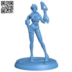 Miss tracer B005694 download free stl files 3d model for 3d printer and CNC carving