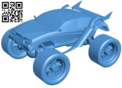 Monster – car B005594 download free stl files 3d model for 3d printer and CNC carving