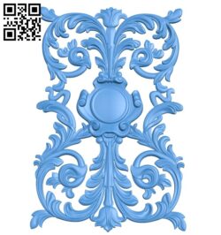 Pattern dekor design A003857 wood carving file stl free 3d model download for CNC